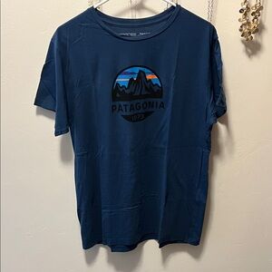 Patagonia Men's Navy Graphic Tee